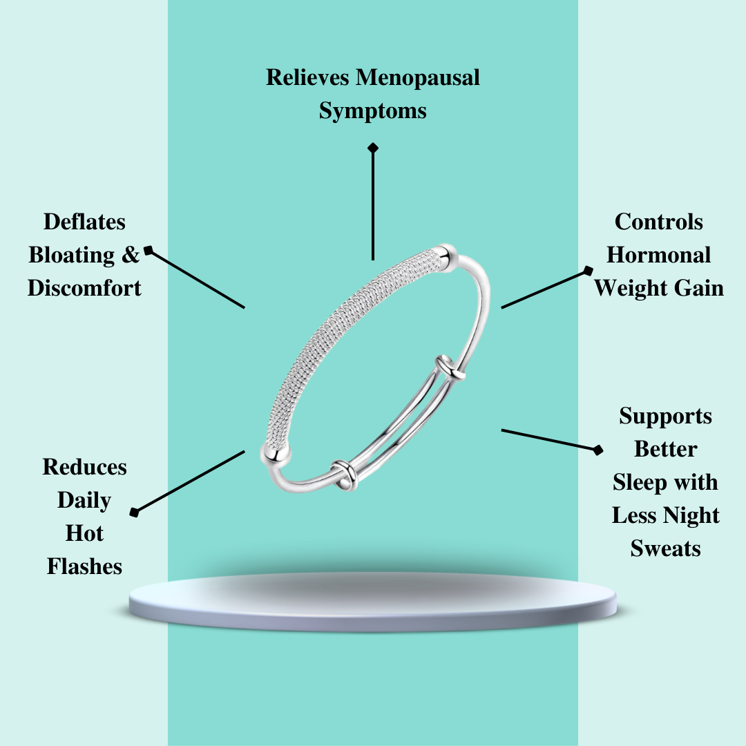 MagTherapy™ Spring Mesh Menopause Bracelet