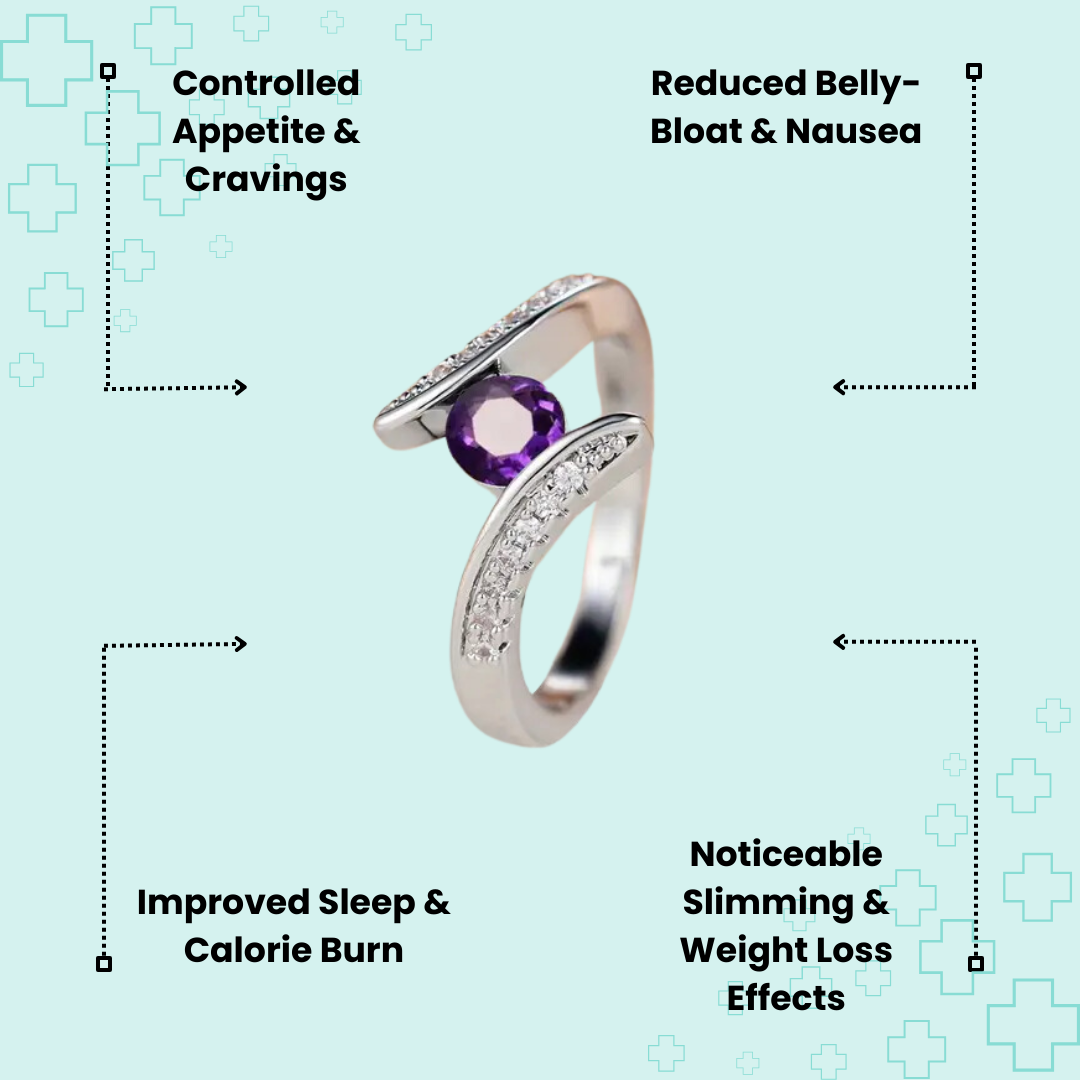 MagTherapy™ 18k Promise Swirl Menopause Ring