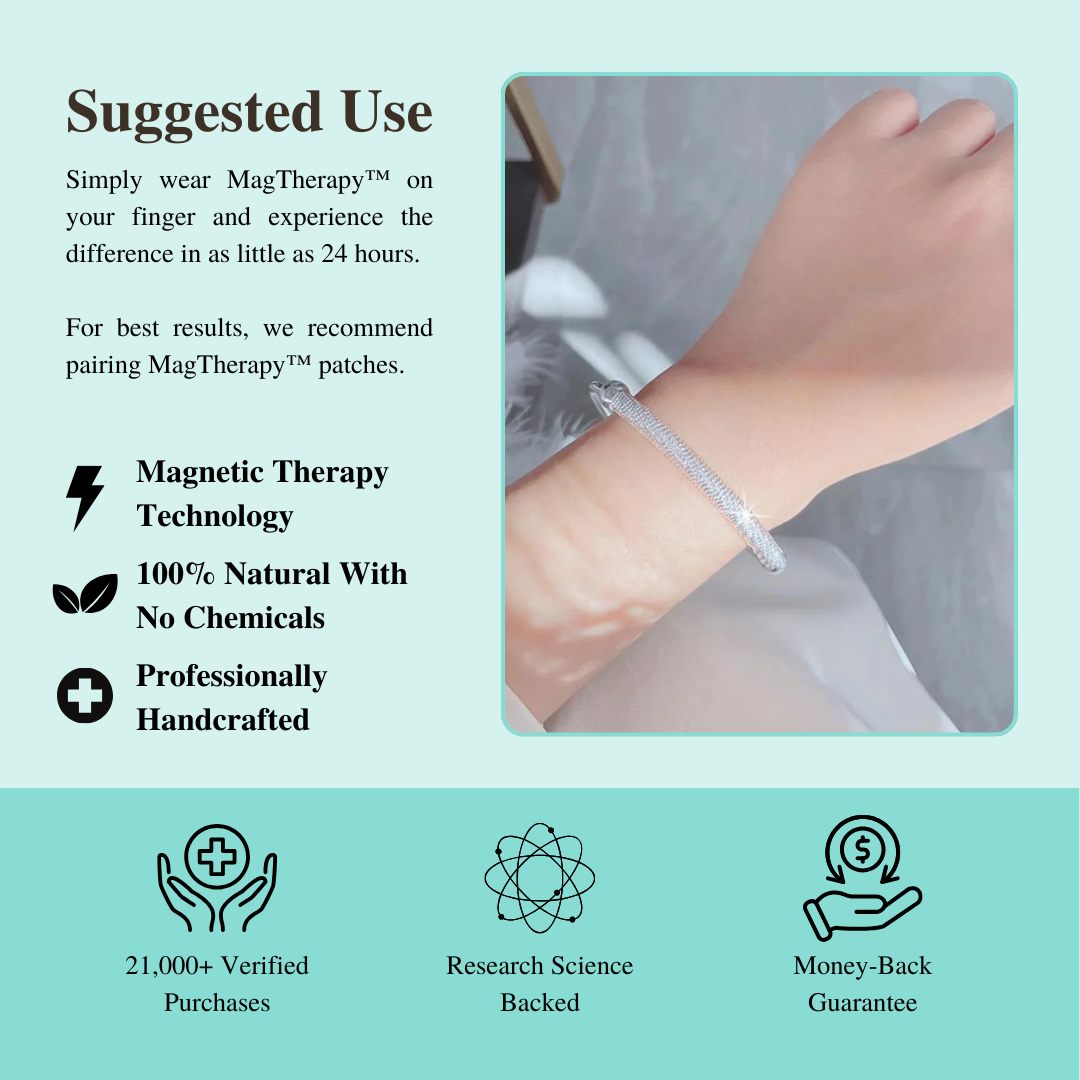 MagTherapy™ Spring Mesh Menopause Bracelet