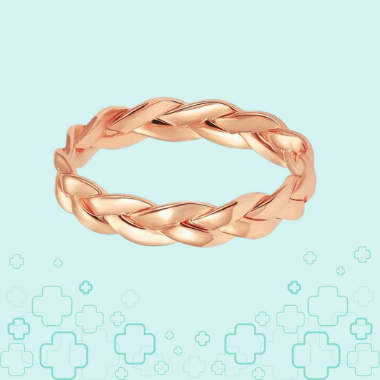 MagTherapy™ 14k Twist Braided Menopause Ring