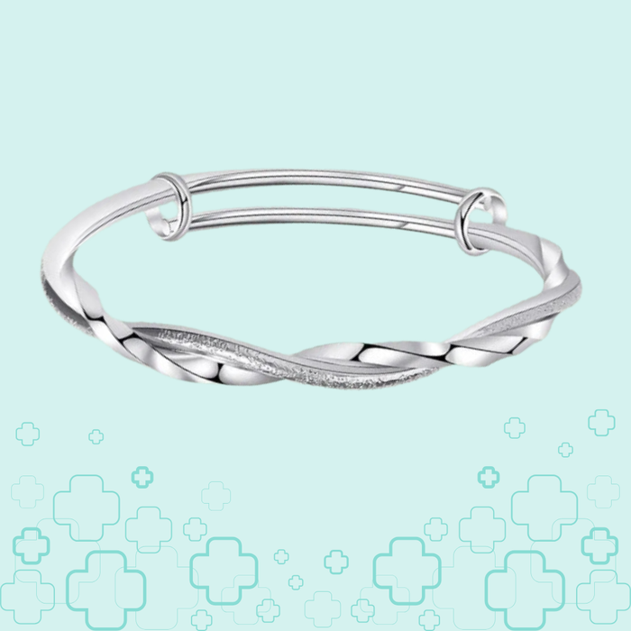 MagTherapy™ 925 Twist Finish Menopause Bracelet