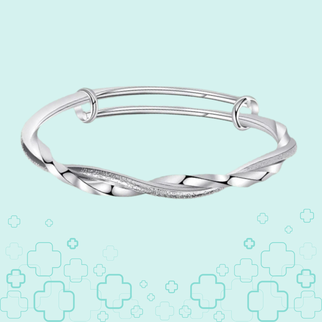 MagTherapy™ 925 Twist Finish Menopause Bracelet 2.0