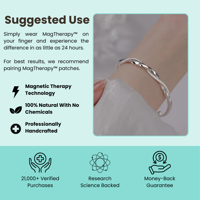 MagTherapy™ 925 Twist Finish Menopause Bracelet