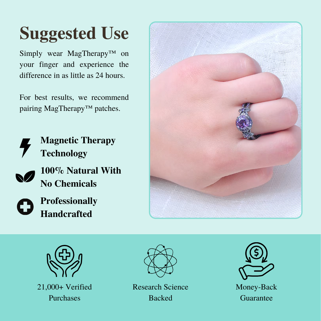 MagTherapy™ 18k Punk Rock Menopause Ring